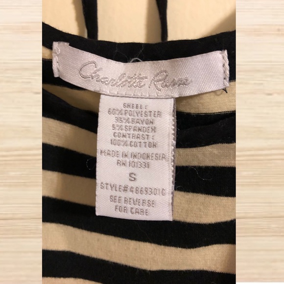 Charlotte Russe Striped Romper - Picture 3 of 4